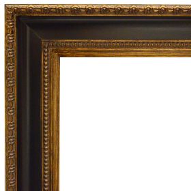 Classic Contour Frame 24X36 Black Gold