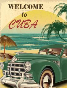 Welcome Cuba Gallery Wrap