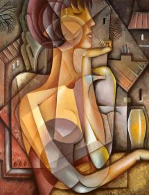 Cubism Woman Gallery Wrap