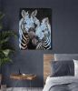 Zebra Blue Gallery Wrap