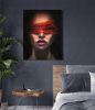 Red Blindfolded Woman Gallery Wrap