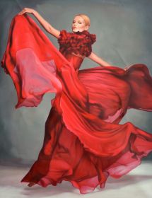 Stunning Flamenco Dancer Gallery Wrap