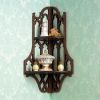 CANTERBURY CATHEDRAL GOTHIC WOODEN CORNER SHELF