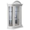 WHITE ROSEDALE HARDWOOD CURIO CABINET