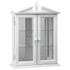 WHITE AMESBURY MANOR CURIO CABINET