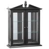 BLACK AMESBURY MANOR CURIO CABINET