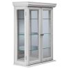 WHITE COUNTRY TUSCAN CURIO CABINET