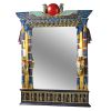 WADJET MIRROR W/ COBRA SCONCES