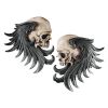 BAD TO THE BONES SKULL PLAQUES