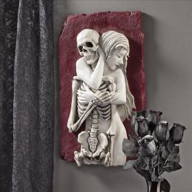 FLESH AND BONE SKELETON WALL SCULPTURE