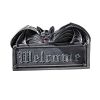 VAMPIRE BAT WELCOME PLAQUE