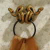 EGYPTIAN COBRA GODDESS TOWEL RING