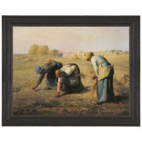 29.5X24.5 THE GLEANERS 1857