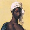 33X39 PORTRAIT OF A NEGRESS 1800