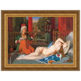 47X35.5 ODALISQUE WITH SLAVE 1842