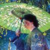 11X17 THE GREEN PARASOL 1909