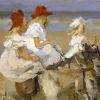 20X14 DONKEY RIDES ON THE BEACH 1901