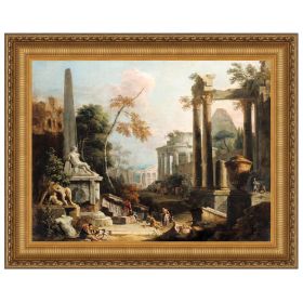 20X15 LANDSCAPE WITH CLASSICAL RUINS