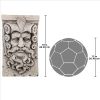 POSEIDON GREEK GOD WALL SCULPTURE