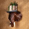 ELEPHANT WALL SHELF SCONCE