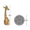 AFRICAN SAVANNA GIRAFFE WALL SCULPTURE