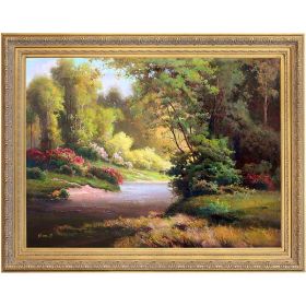 Garden Trail Framed (Color: Multi-Colored)